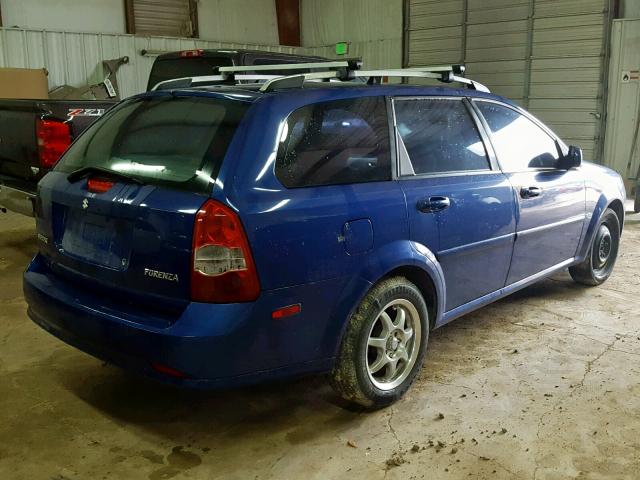 KL5JJ86Z86K268528 - 2006 SUZUKI FORENZA PR BLUE photo 4