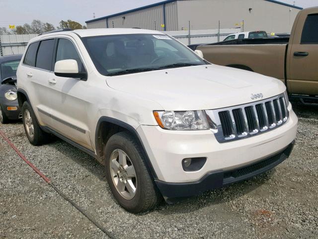 1C4RJEAG2CC259475 - 2012 JEEP GRAND CHER WHITE photo 1