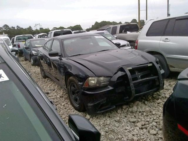 2C3CDXAT6DH535679 - 2013 DODGE CHARGER PO BLACK photo 1