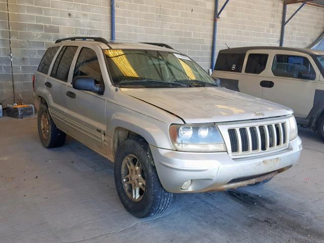 1J4GX48SX4C355876 - 2004 JEEP GRAND CHER SILVER photo 1