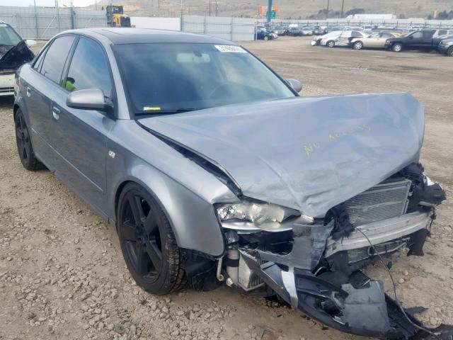 WAUEF78E66A051385 - 2006 AUDI A4 S-LINE GRAY photo 1