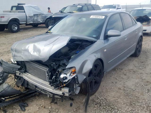 WAUEF78E66A051385 - 2006 AUDI A4 S-LINE GRAY photo 2