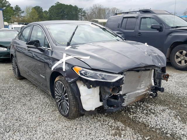 3FA6P0RU3HR383896 - 2017 FORD FUSION TIT GRAY photo 1