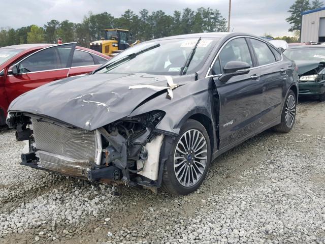 3FA6P0RU3HR383896 - 2017 FORD FUSION TIT GRAY photo 2