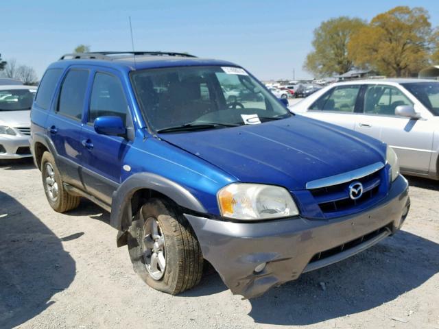 4F2YZ04196KM00437 - 2006 MAZDA TRIBUTE S BLUE photo 1