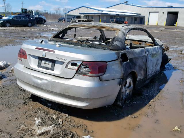 WBAWR33528P151303 - 2008 BMW 328 I SULE SILVER photo 4