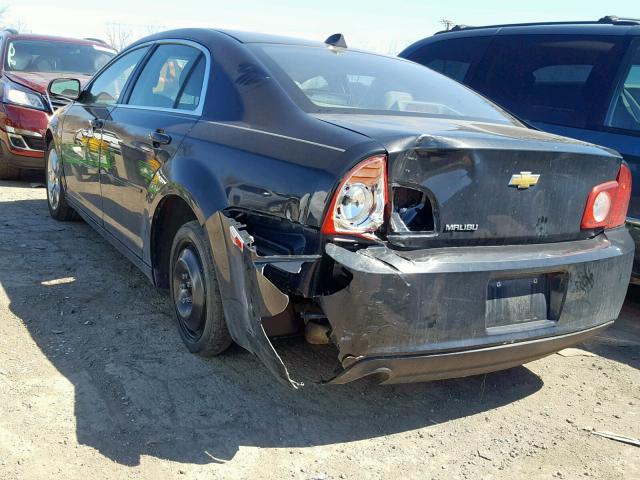 1G1ZB5E03CF220752 - 2012 CHEVROLET MALIBU LS BLACK photo 3