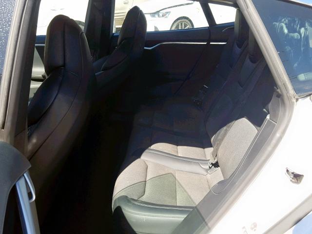 5YJSA1E21HF231007 - 2017 TESLA MODEL S Սպիտակ լուսանկար 6