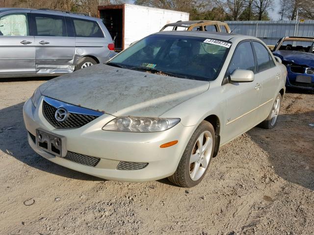 1YVHP80D955M16570 - 2005 MAZDA 6 S TAN photo 2