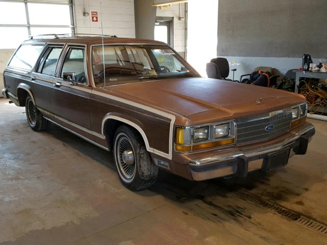 2FACP79F6LX117392 - 1990 FORD CROWN VICT BROWN photo 1