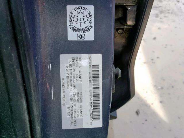 JM3ER293670144044 - 2007 MAZDA CX-7 GRAY photo 10