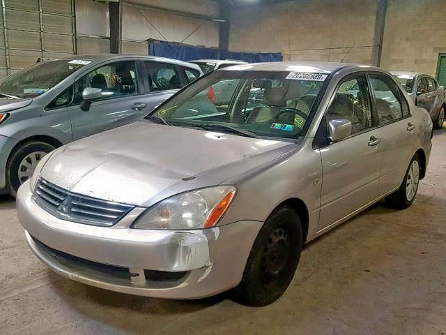 JA3AJ26E16U071840 - 2006 MITSUBISHI LANCER ES SILVER photo 2