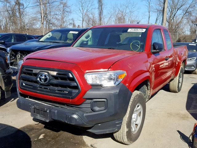 5TFSX5EN0HX050941 - 2017 TOYOTA TACOMA ACC წითელი ფოტო 2