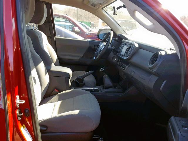 5TFSX5EN0HX050941 - 2017 TOYOTA TACOMA ACC წითელი ფოტო 5