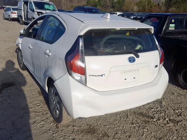 JTDKDTB38F1094010 - 2015 TOYOTA PRIUS C WHITE photo 3