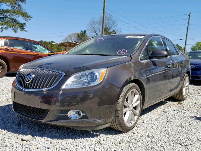 1G4PP5SK5C4223245 - 2012 BUICK VERANO BLACK photo 2