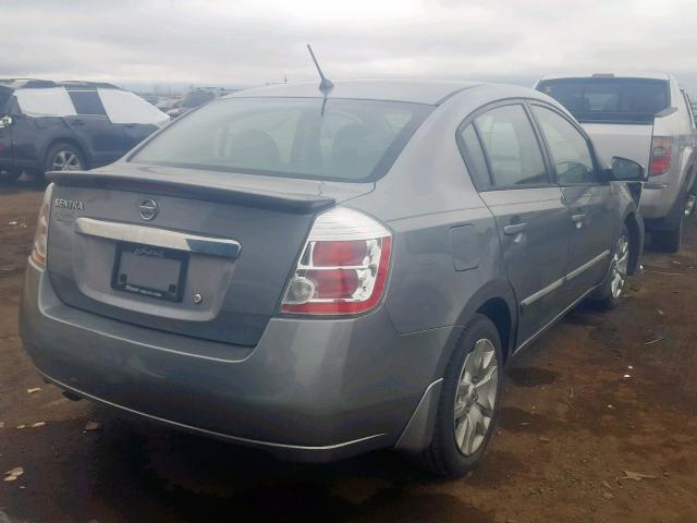 3N1AB6AP6CL674838 - 2012 NISSAN SENTRA 2.0 SILVER photo 4