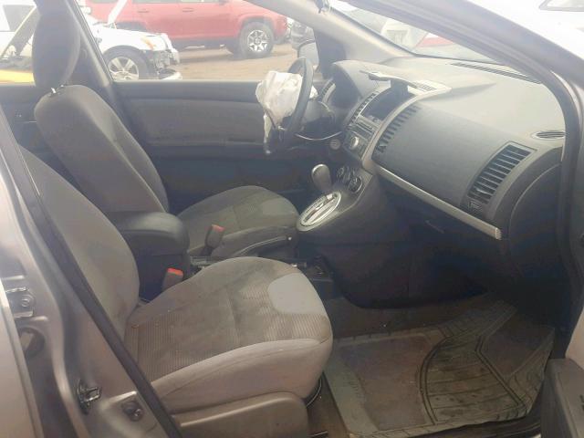 3N1AB6AP6CL674838 - 2012 NISSAN SENTRA 2.0 SILVER photo 5