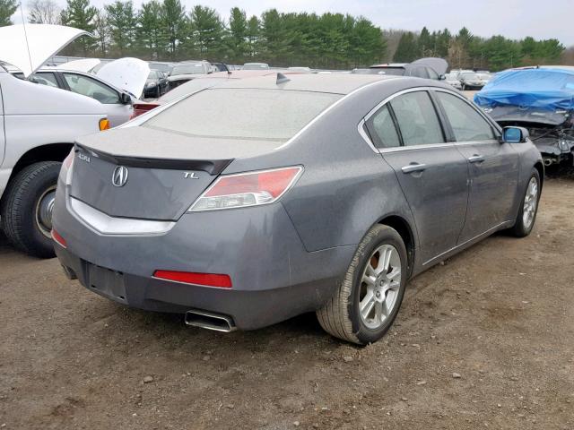 19UUA86549A017909 - 2009 ACURA TL GRAY photo 4