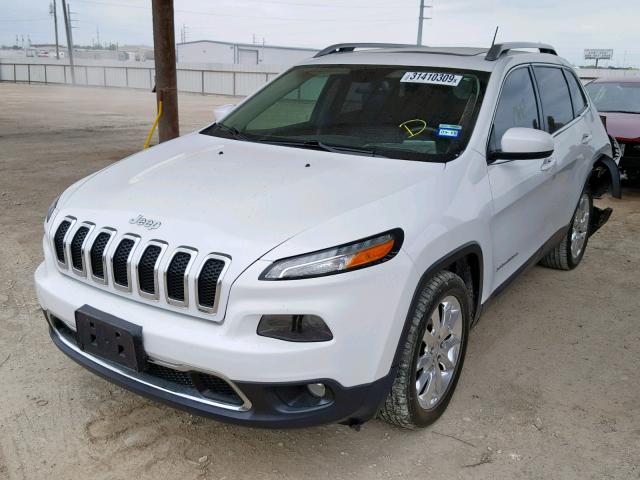 1C4PJLDSXFW628677 - 2015 JEEP CHEROKEE L WHITE photo 2