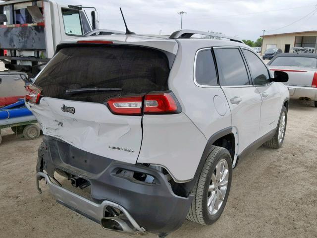 1C4PJLDSXFW628677 - 2015 JEEP CHEROKEE L WHITE photo 4