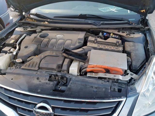 1N4CL2AP9AC111227 - 2010 NISSAN ALTIMA HYB BLUE photo 7