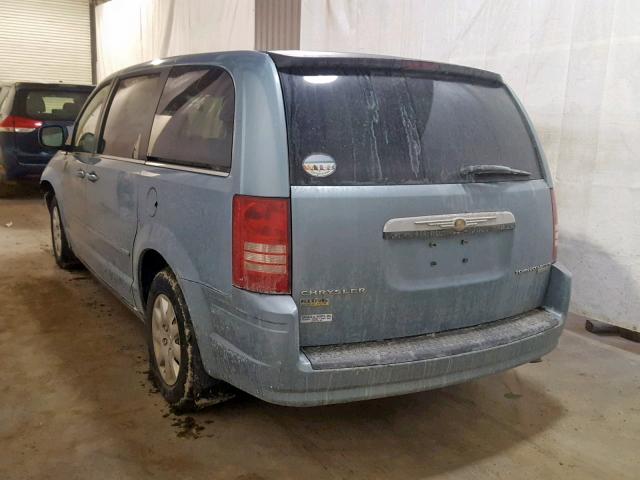 2A8HR44E19R653051 - 2009 CHRYSLER TOWN & COU BLUE photo 3