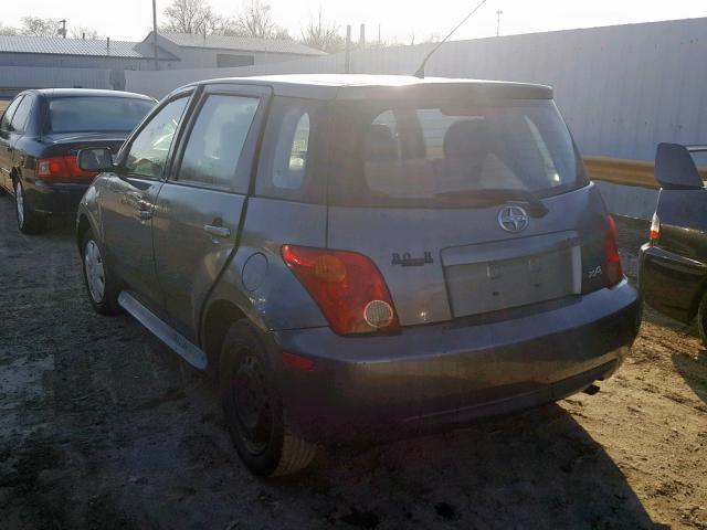 JTKKT624140070561 - 2004 TOYOTA SCION XA GRAY photo 3