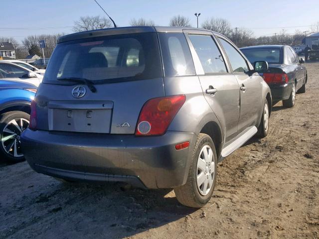 JTKKT624140070561 - 2004 TOYOTA SCION XA GRAY photo 4