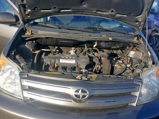 JTKKT624140070561 - 2004 TOYOTA SCION XA GRAY photo 7