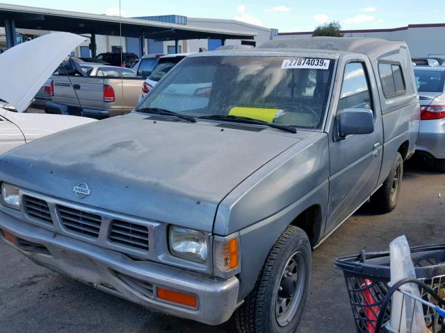 1N6SD11S7PC377224 - 1993 NISSAN TRUCK SHOR BLUE photo 2