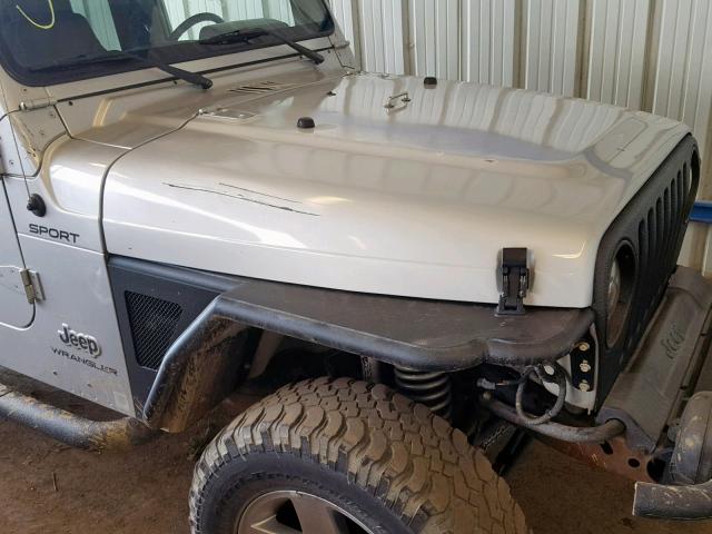 1J4FA49S86P746838 - 2006 JEEP WRANGLER / SILVER photo 9