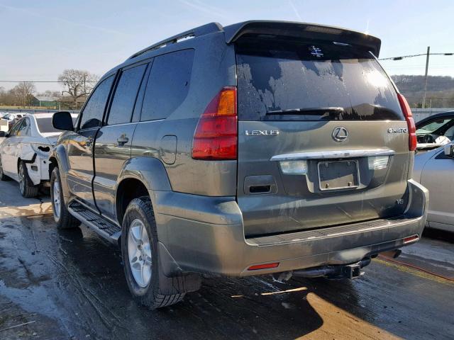 JTJBT20X860100944 - 2006 LEXUS GX 470 GRAY photo 3