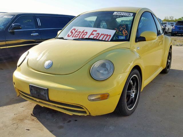 3VWBP21C63M413371 - 2003 VOLKSWAGEN NEW BEETLE ყვითელი ფოტო 2