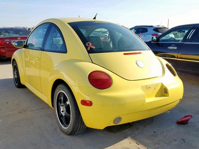 3VWBP21C63M413371 - 2003 VOLKSWAGEN NEW BEETLE ყვითელი ფოტო 3