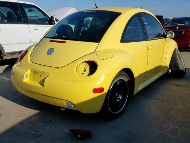 3VWBP21C63M413371 - 2003 VOLKSWAGEN NEW BEETLE ყვითელი ფოტო 4