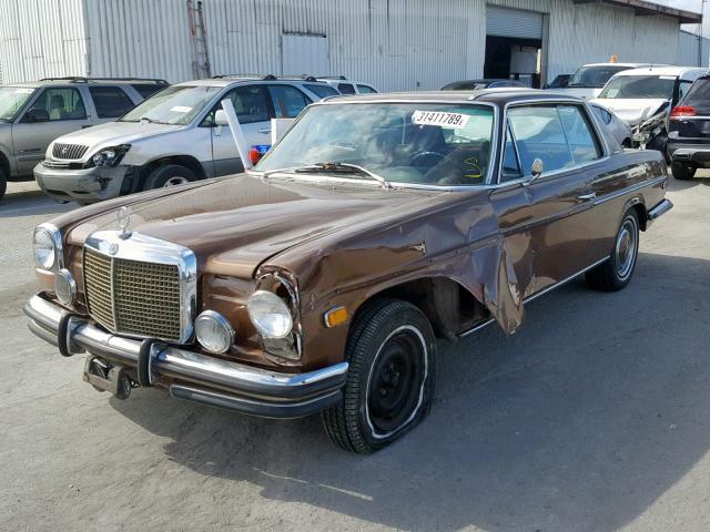 11407312001955 - 1973 MERCEDES-BENZ 280 BROWN photo 2