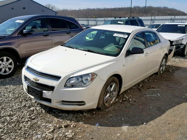 1G1ZG57BX84249328 - 2008 CHEVROLET MALIBU LS WHITE photo 2