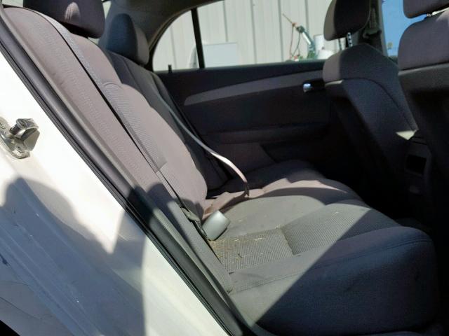 1G1ZG57BX84249328 - 2008 CHEVROLET MALIBU LS WHITE photo 6
