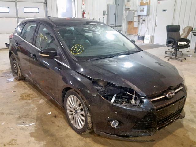 1FAHP3N25CL391861 - 2012 FORD FOCUS TITA BLACK photo 1