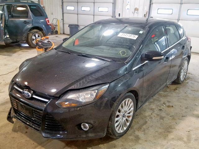 1FAHP3N25CL391861 - 2012 FORD FOCUS TITA BLACK photo 2