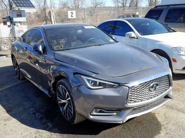 JN1EV7EL1HM550558 - 2017 INFINITI Q60 PREMIU GRAY photo 1