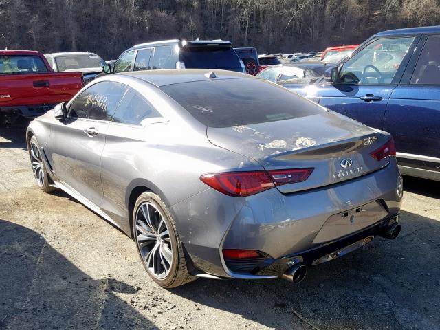 JN1EV7EL1HM550558 - 2017 INFINITI Q60 PREMIU GRAY photo 3