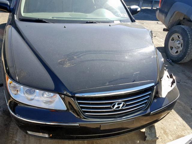 KMHFC46F58A320324 - 2008 HYUNDAI AZERA SE BLUE photo 7