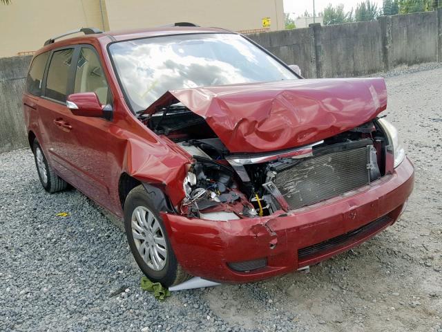 KNDMG4C78C6420264 - 2012 KIA SEDONA LX RED photo 1