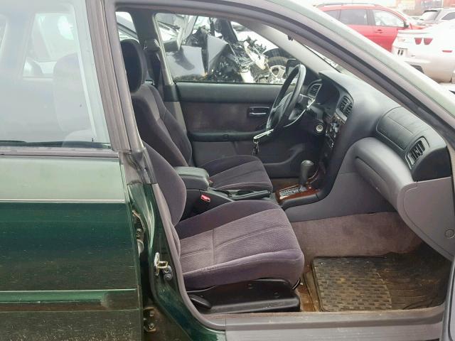 4S3BH635237301148 - 2003 SUBARU LEGACY L GREEN photo 5