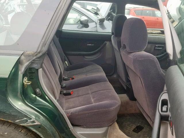 4S3BH635237301148 - 2003 SUBARU LEGACY L GREEN photo 6