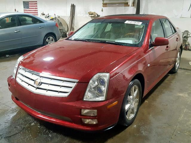 1G6DW677660206540 - 2006 CADILLAC STS BURGUNDY photo 2