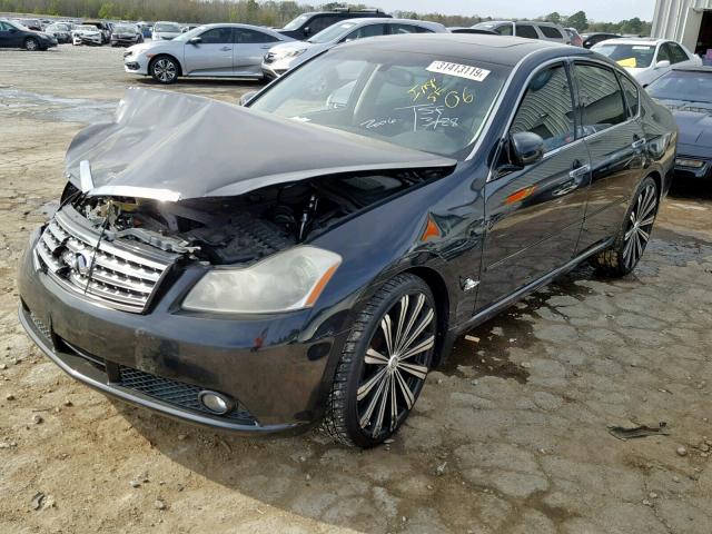 JNKAY01E26M113049 - 2006 INFINITI M35 BASE BLACK photo 2