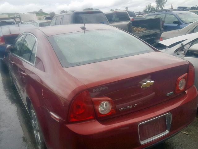 1G1ZD5EU4BF177874 - 2011 CHEVROLET MALIBU 2LT RED photo 3